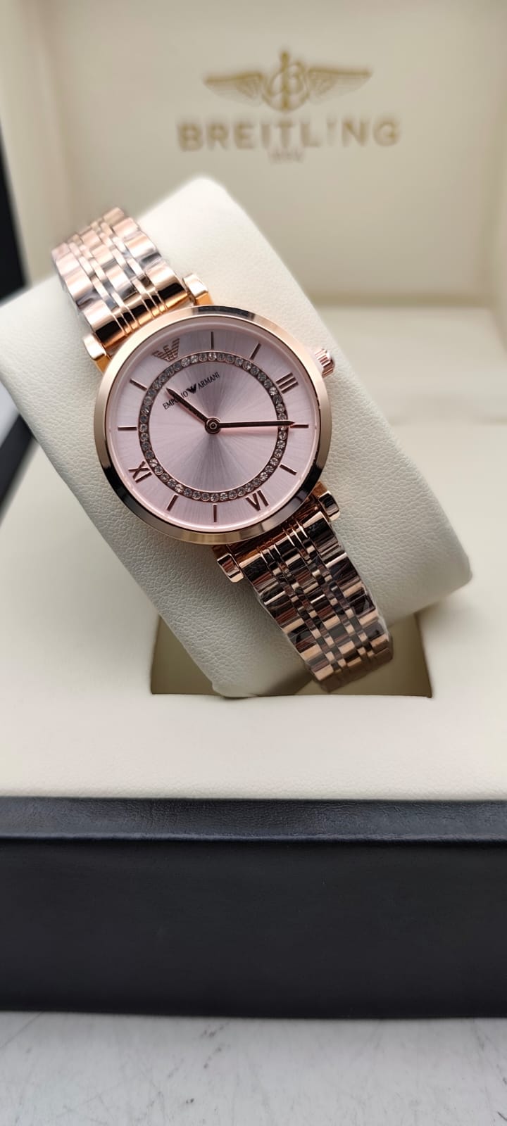 Elegant Rose Gold Women's Premium Analog Wrist Watch