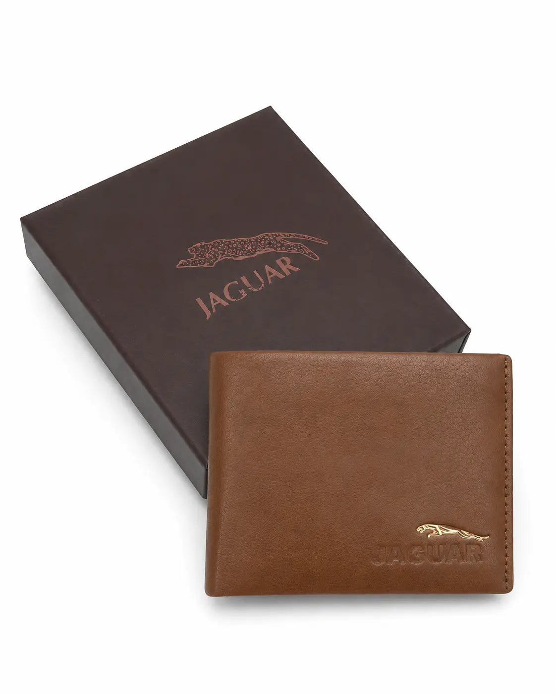 Premium Men's Brown Leather Bi-Fold Wallet with Gift Box | RFID Protected | Slim & Stylish Wallet for Men