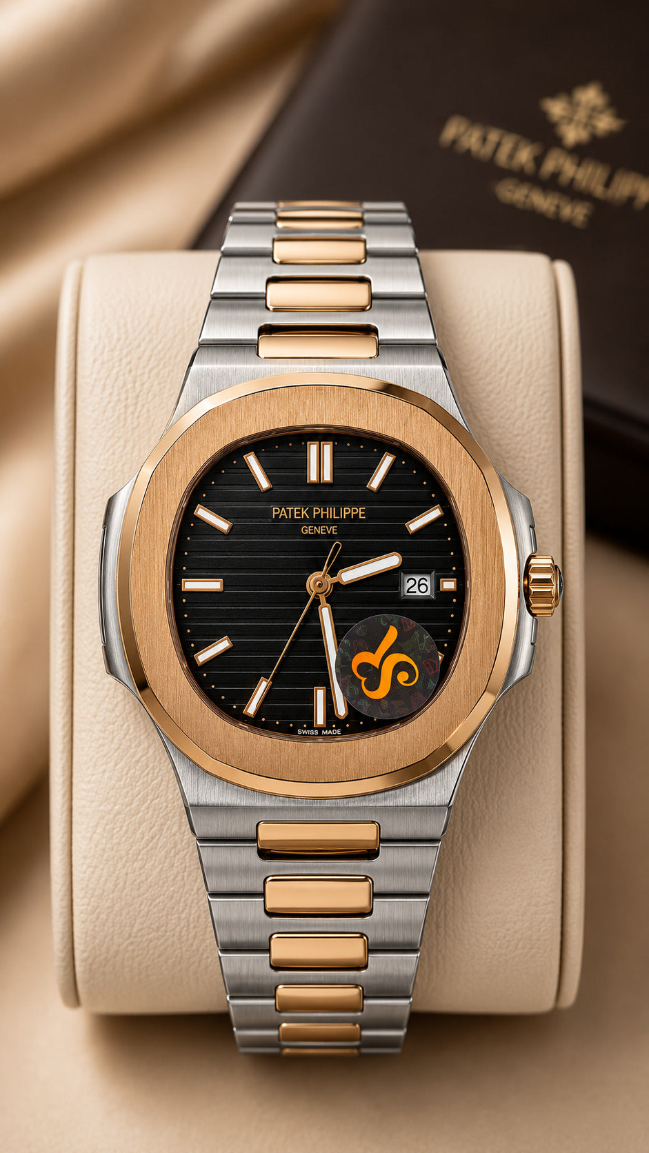 Luxury Two-Tone Stainless Steel Automatic Watch