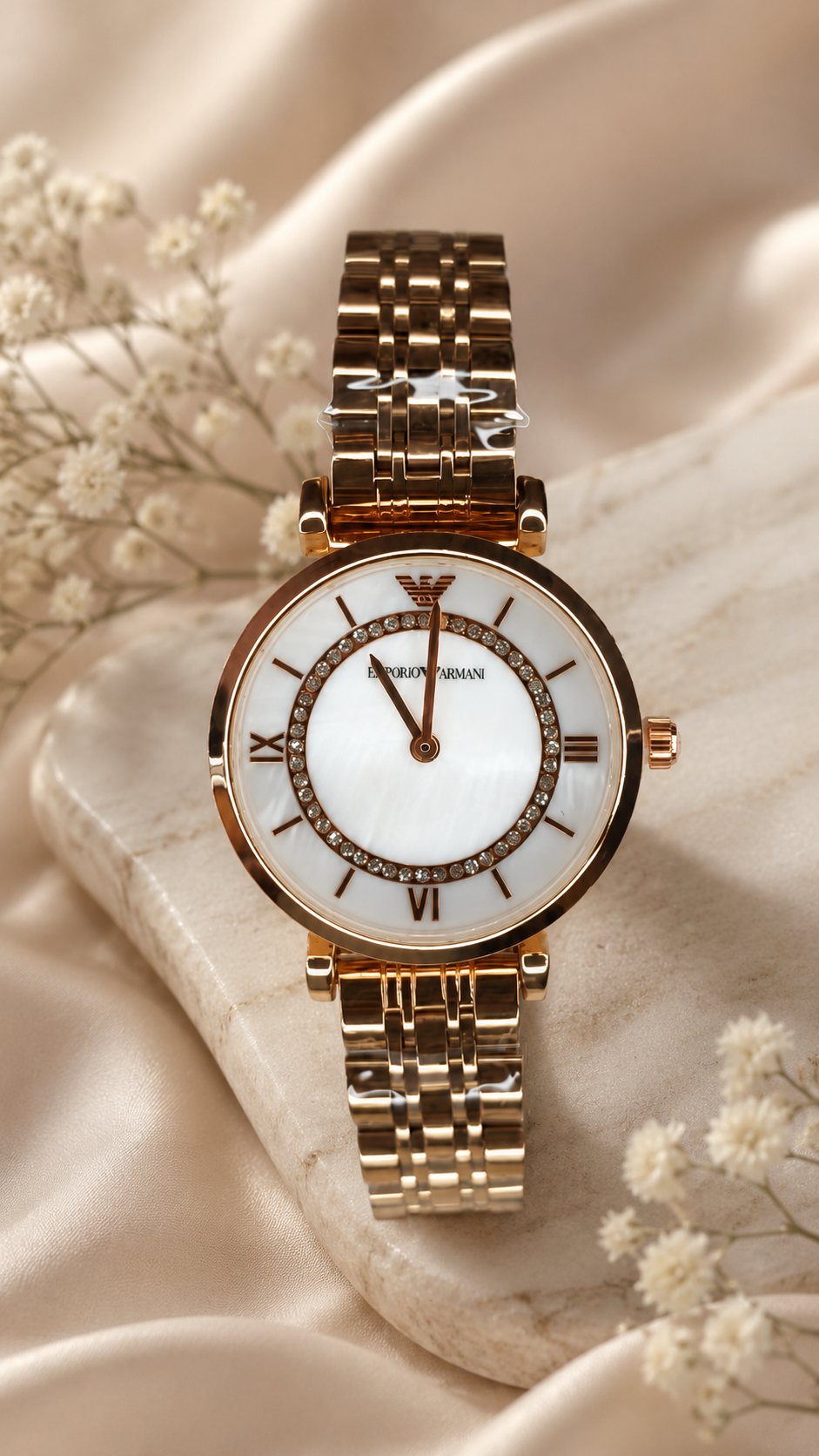 Elegant Rose Gold Women's Analog Watch