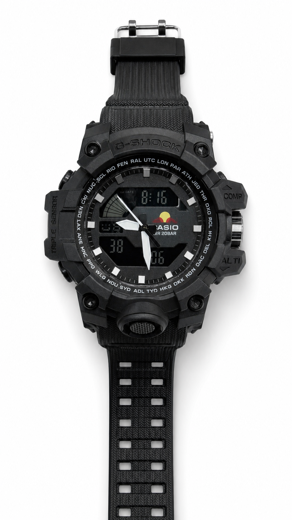 Premium Outdoor Sports Digital Analog Watch – Shock Resistant | 20 Bar Water Resistant | Multi-Function