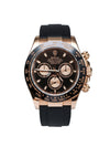 Luxury Rose Gold Black Chronograph working Men's Watch | Premium Silicone Strap Analog Wrist Watch